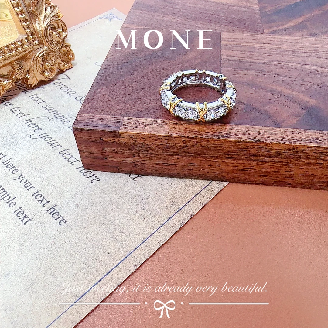 铜合金锆石戒指 5256 法★【经典十六石】 ALIX 爱丽斯 限定 戒指