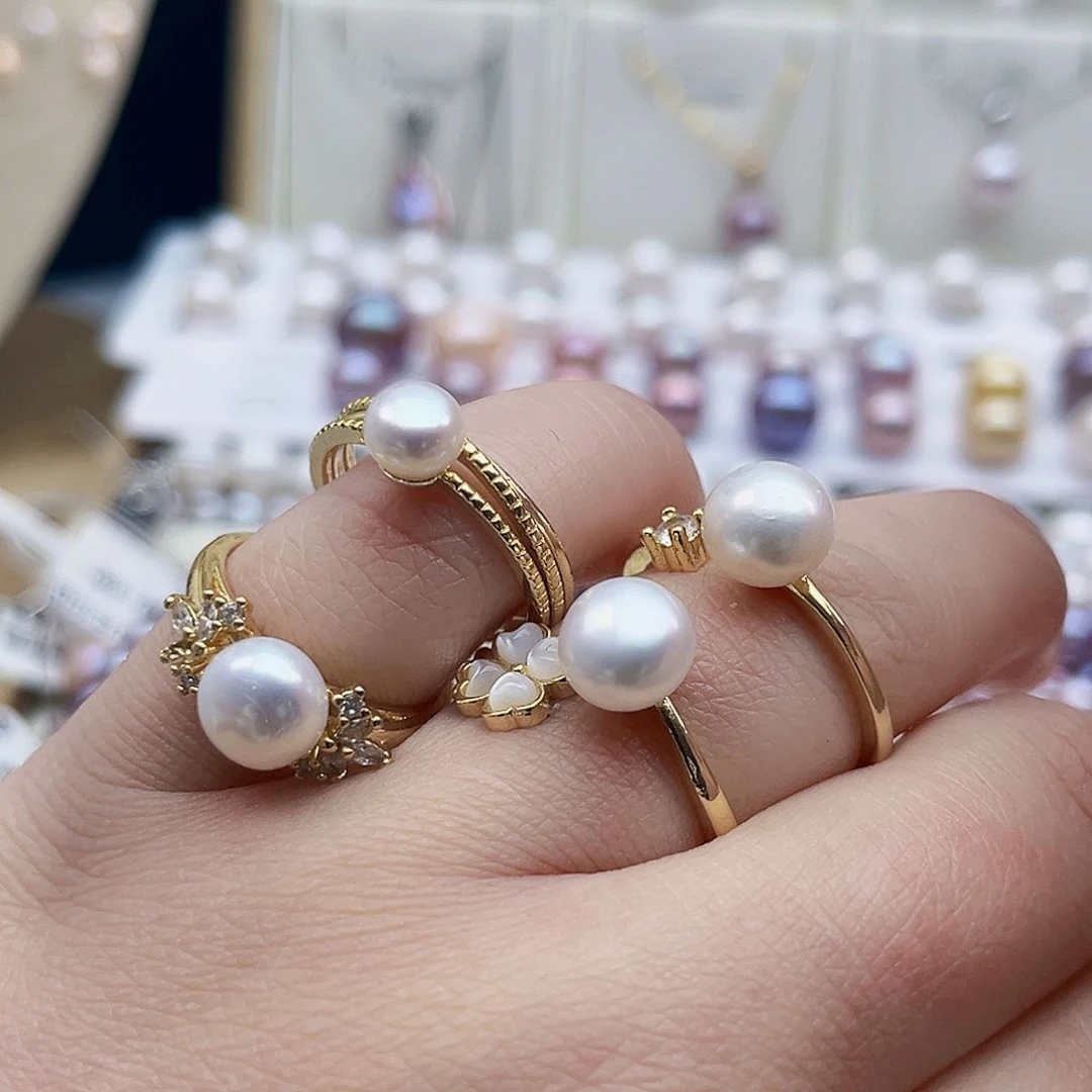 戒指淡水珍珠未镶嵌