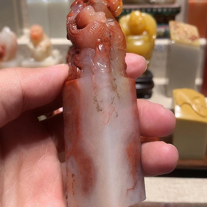 两***象老挝石印石老挝石印钮11