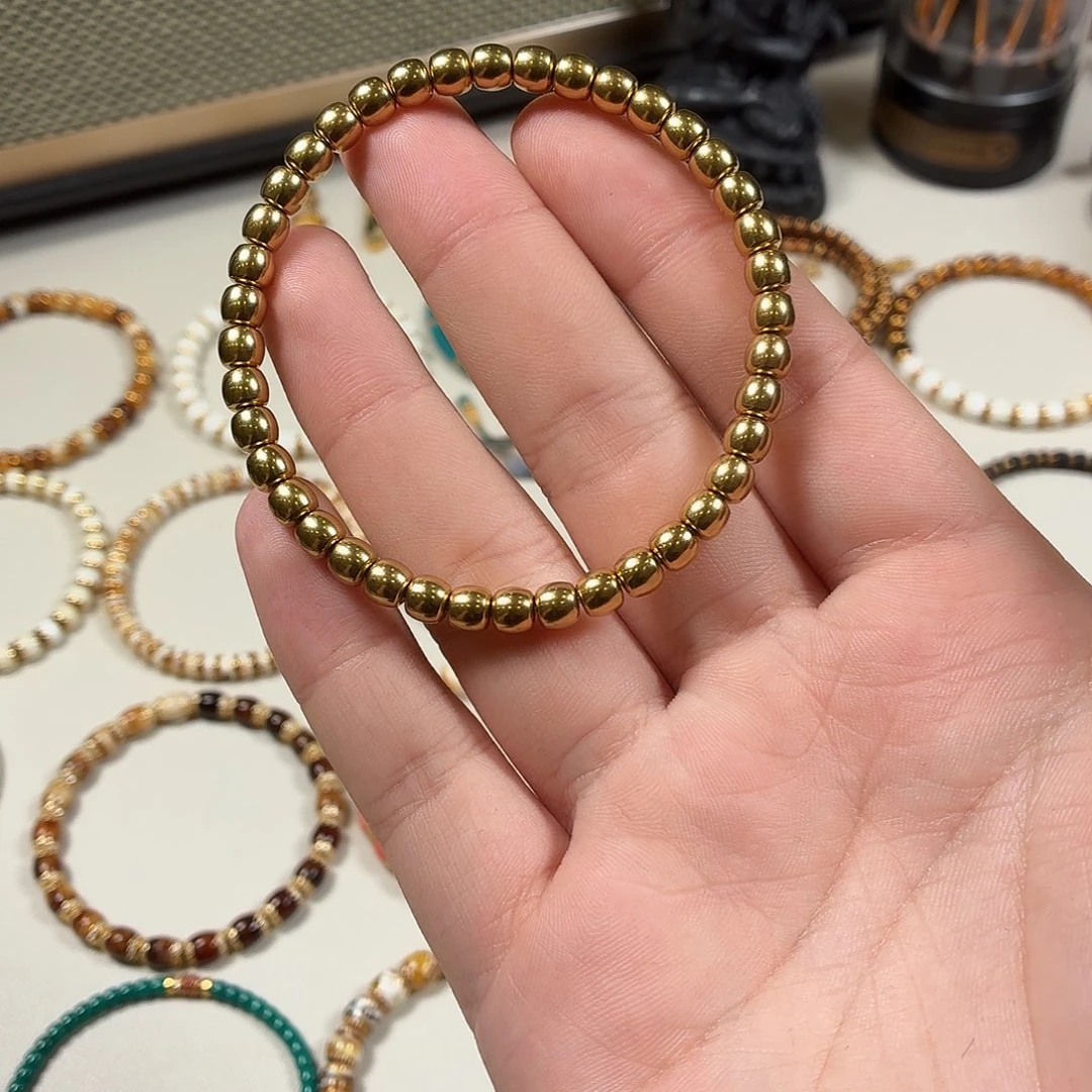 白玉菩提手串合金老型