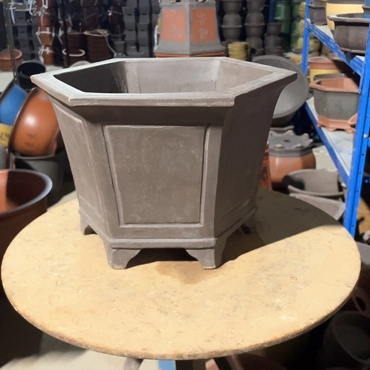 32素面六方花盆花盆