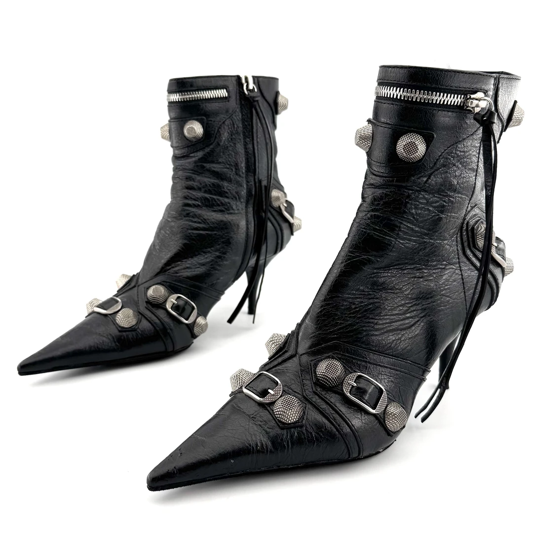 99新 Balenciaga/巴黎世家  38.5码 短靴D3163