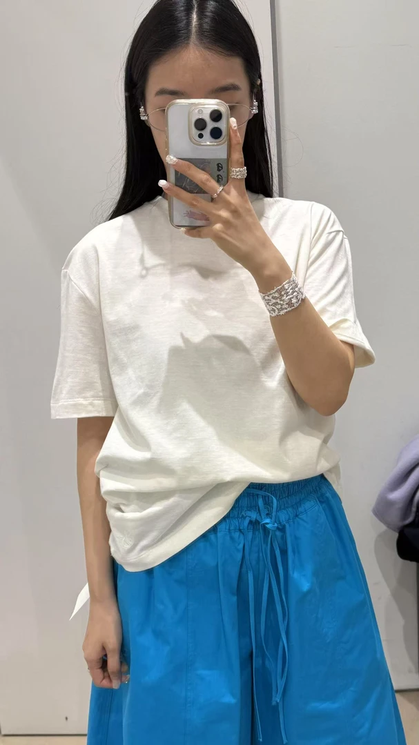 全新未使用  Jil Sander 刺绣logo半袖