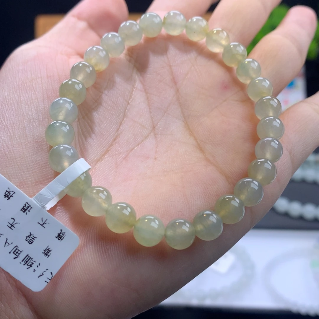 翡翠未镶嵌手链卡7