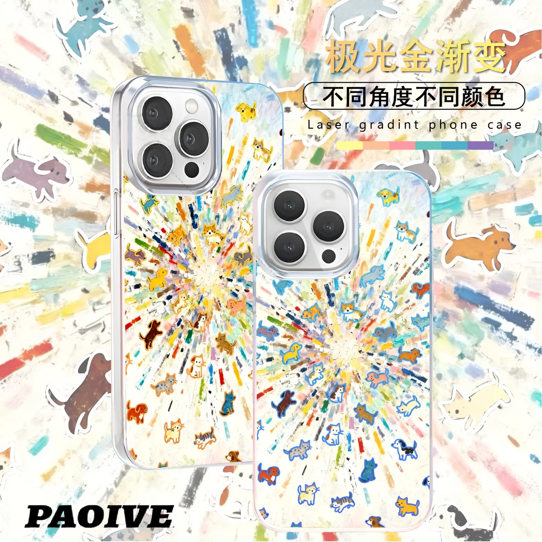 满屏小动物适用苹果华为vivo一加iPhone小米红米极光手机壳壳