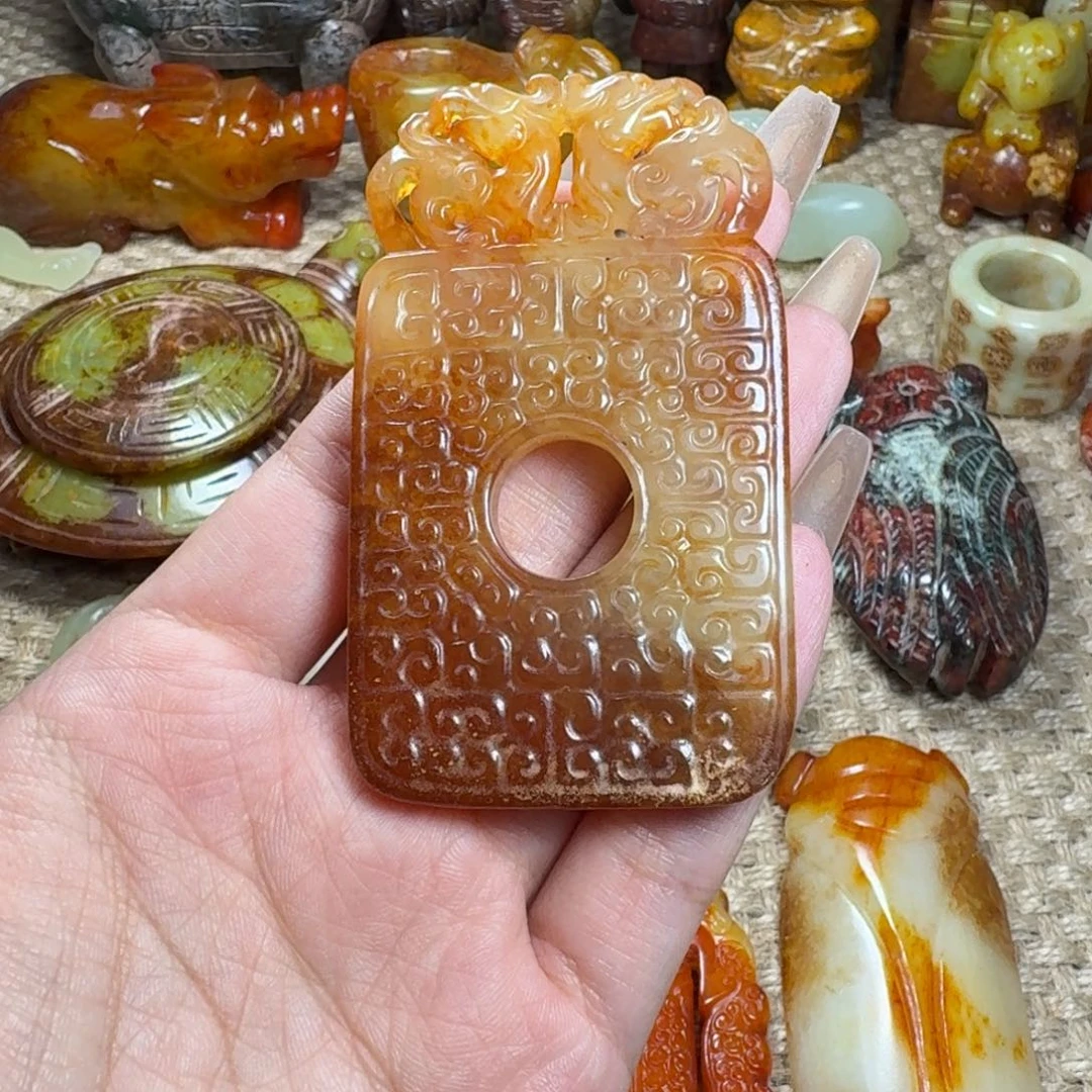 白玉菩提吊坠挂件