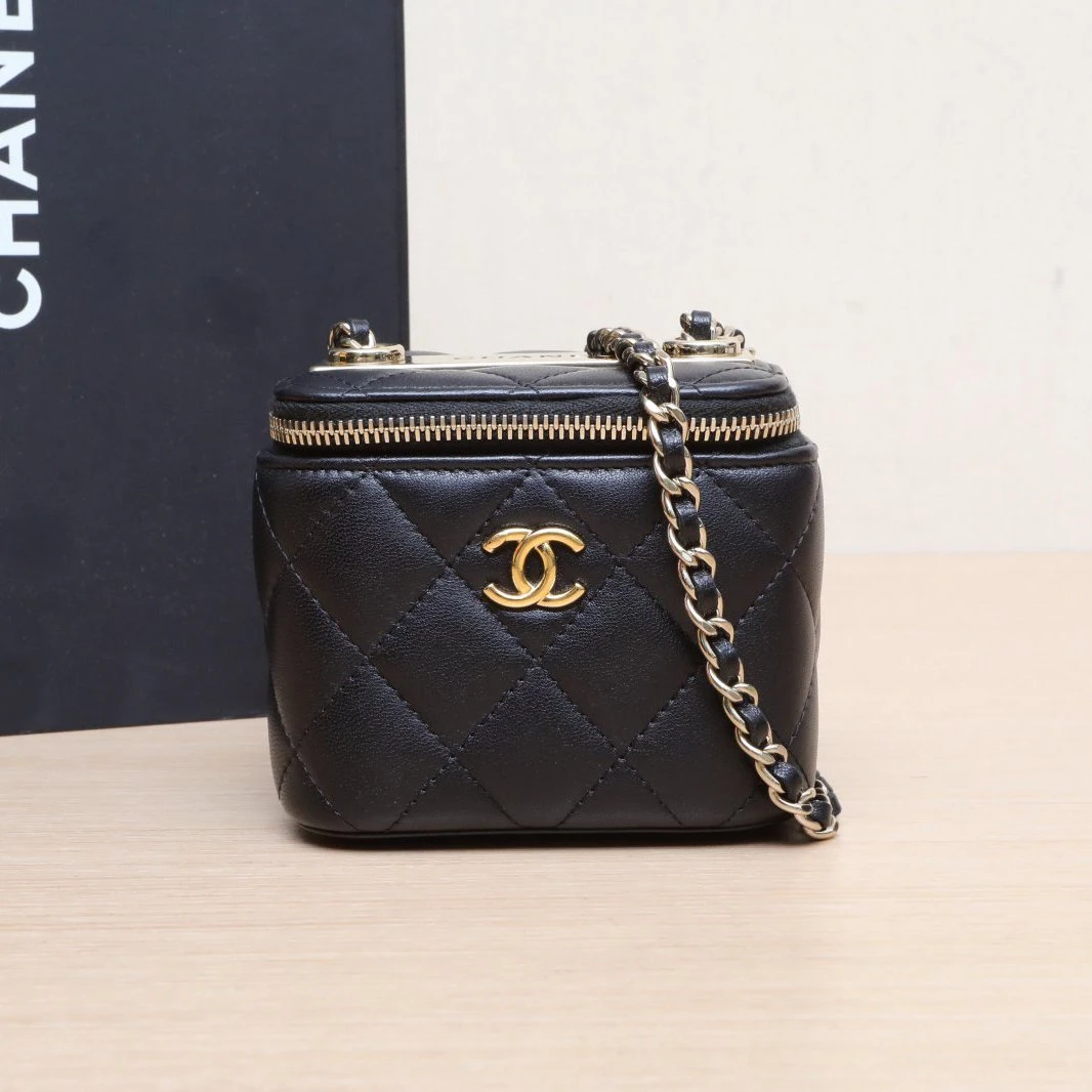 99新 Chanel/香奈儿 小花6枫Trendy CC mini 盒子包 30开
