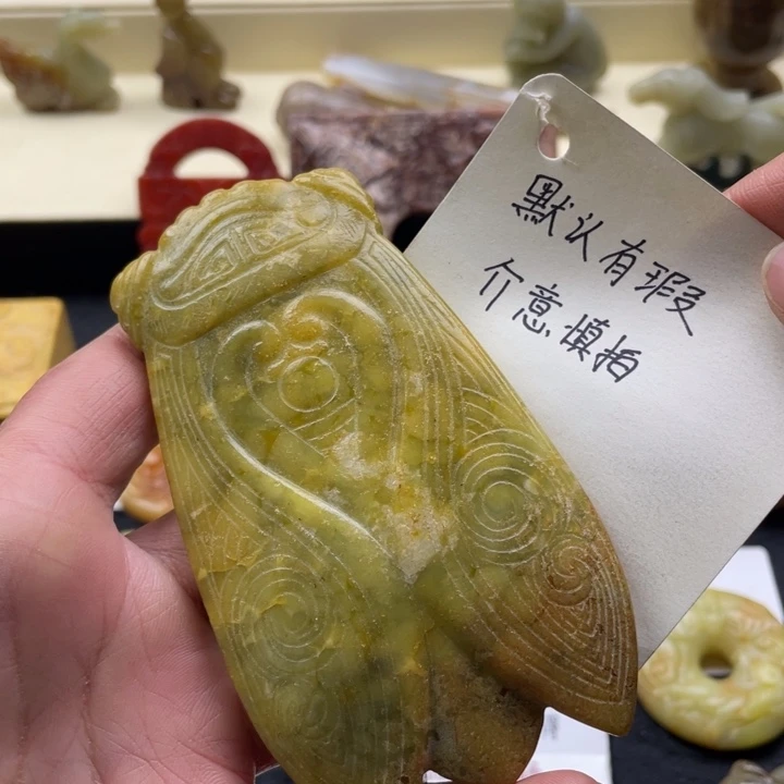 蛇纹石玉颈饰未镶嵌24