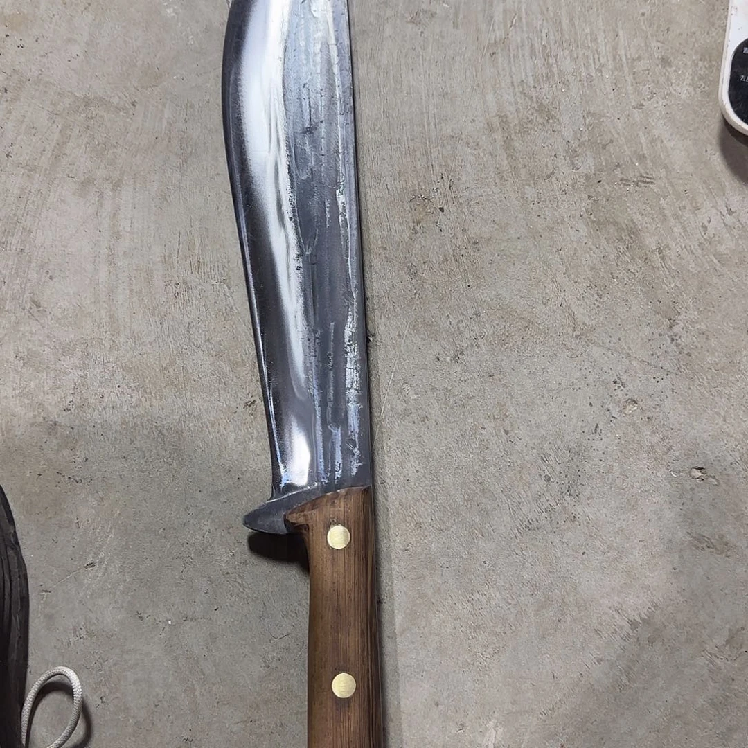 炮弹钢手工锻打砍刀