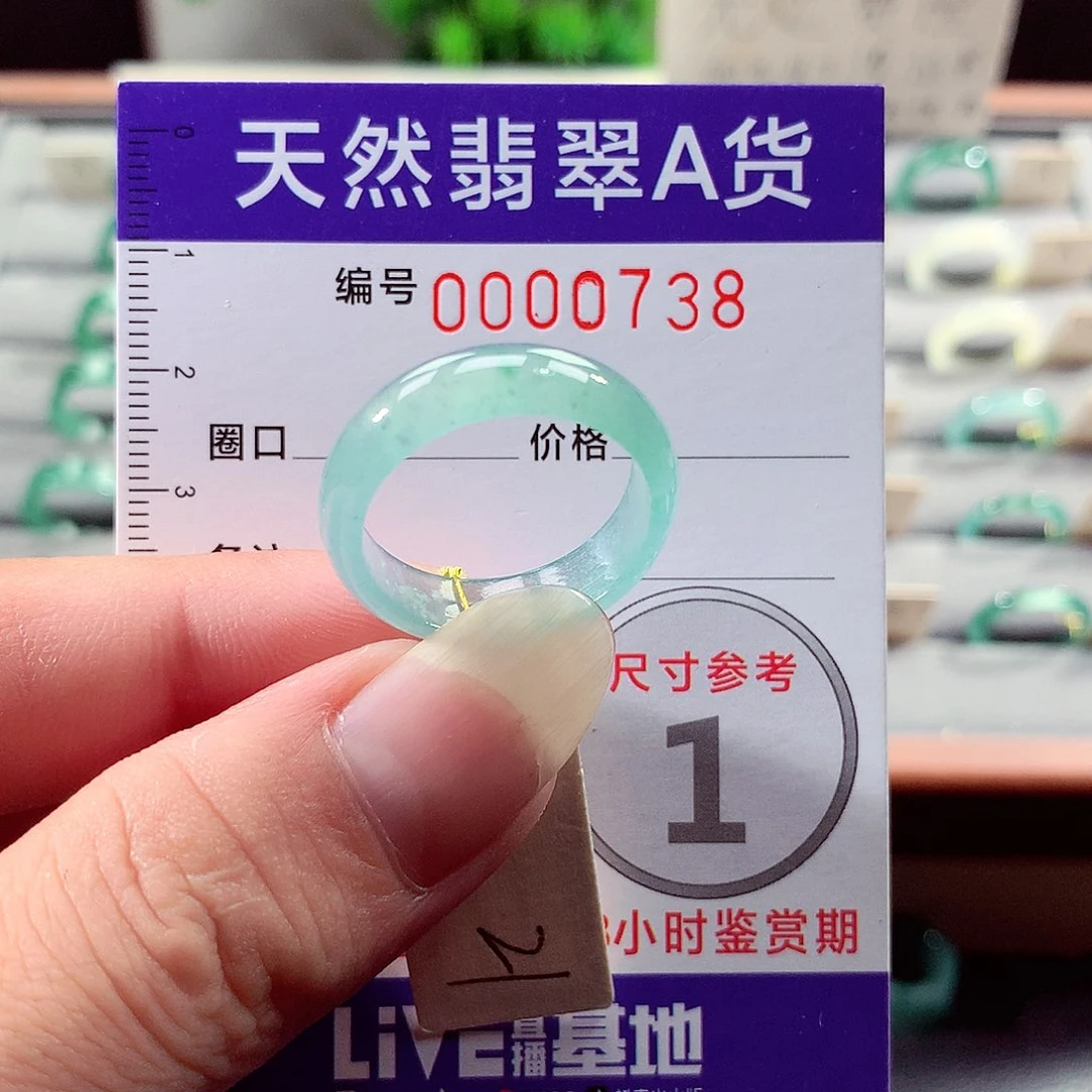 未镶嵌戒指翡翠21号
