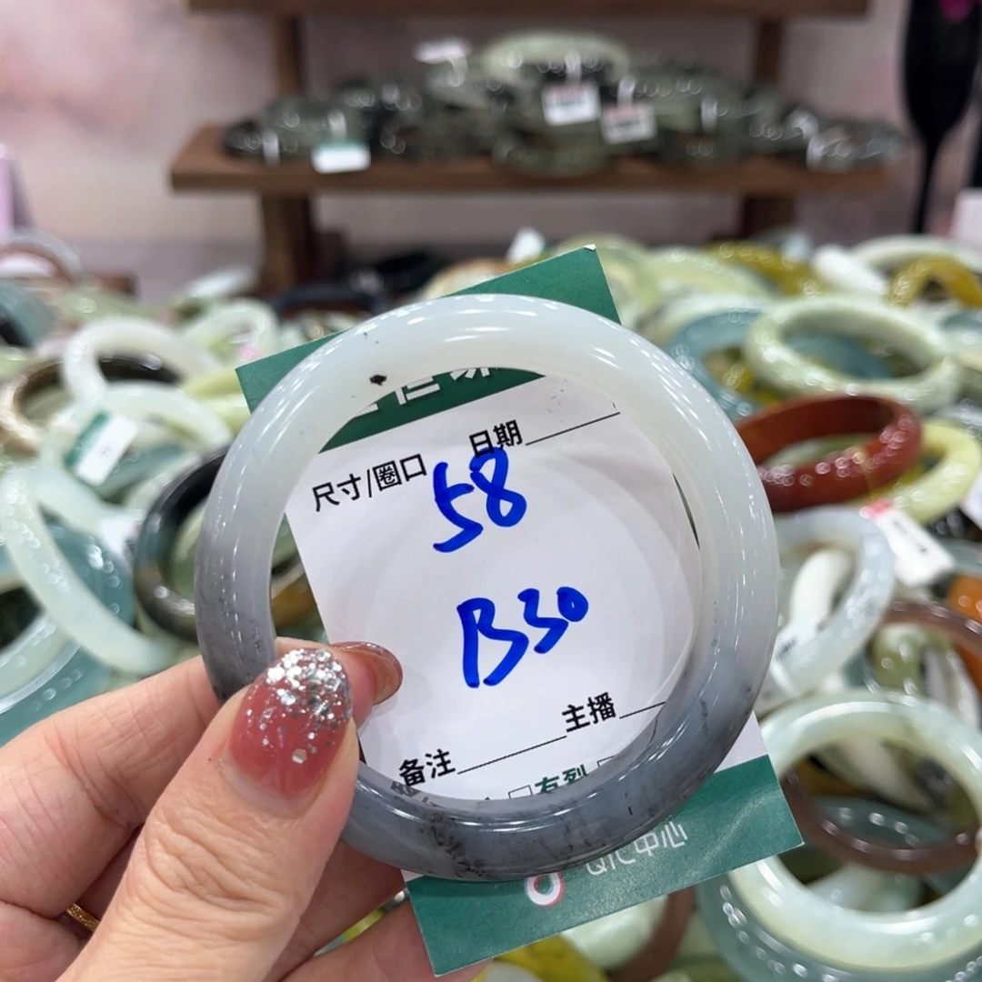 未镶嵌蛇纹石玉手镯手镯