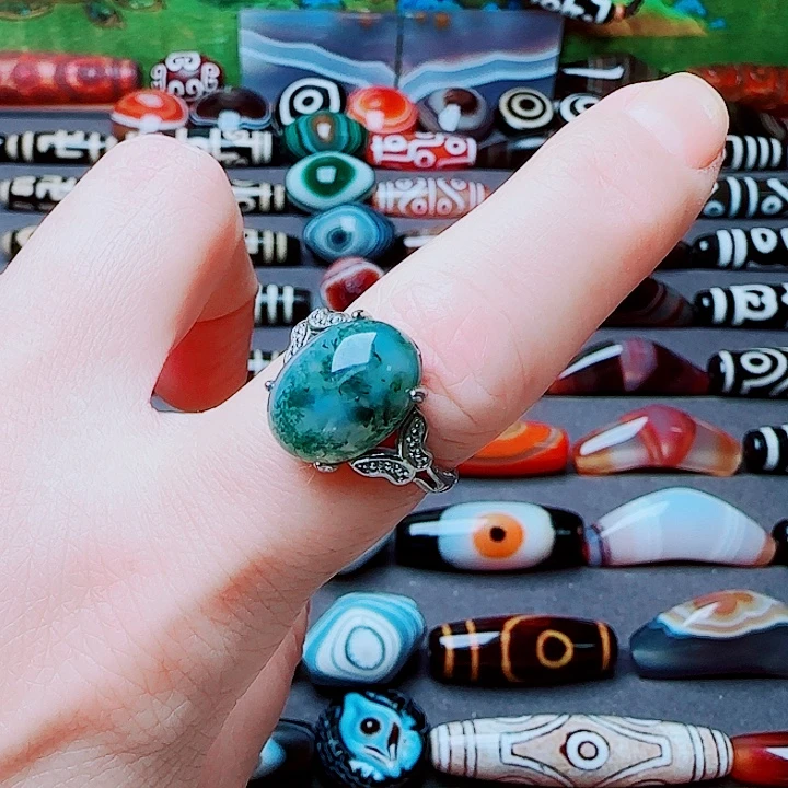 玛瑙/玉髓合金珠宝半成品