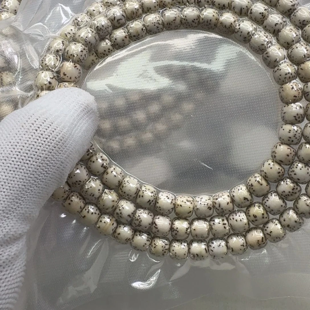 星月菩提手串21尊宠白星月半壁8左右108