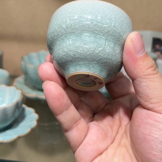 瓷片陶瓷茶具汝瓷茶具
