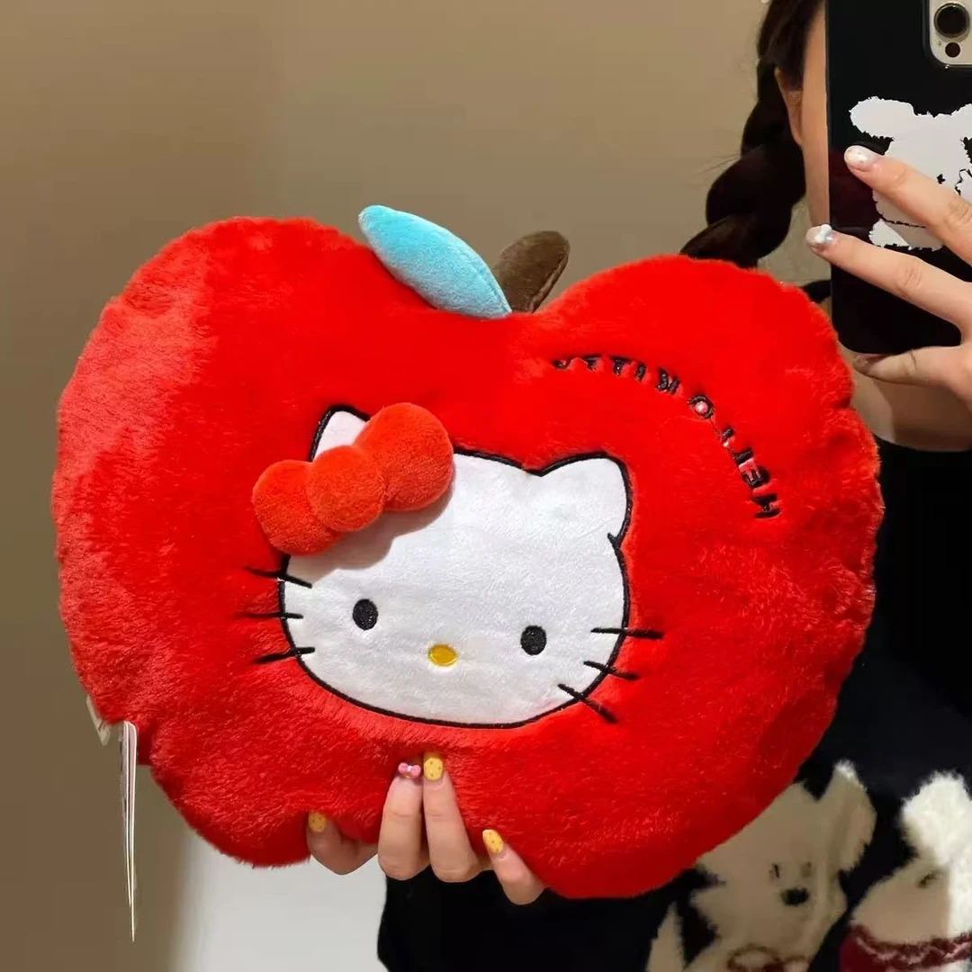 三丽鸥正版2025年hellokitty充电暖手宝红色苹果
