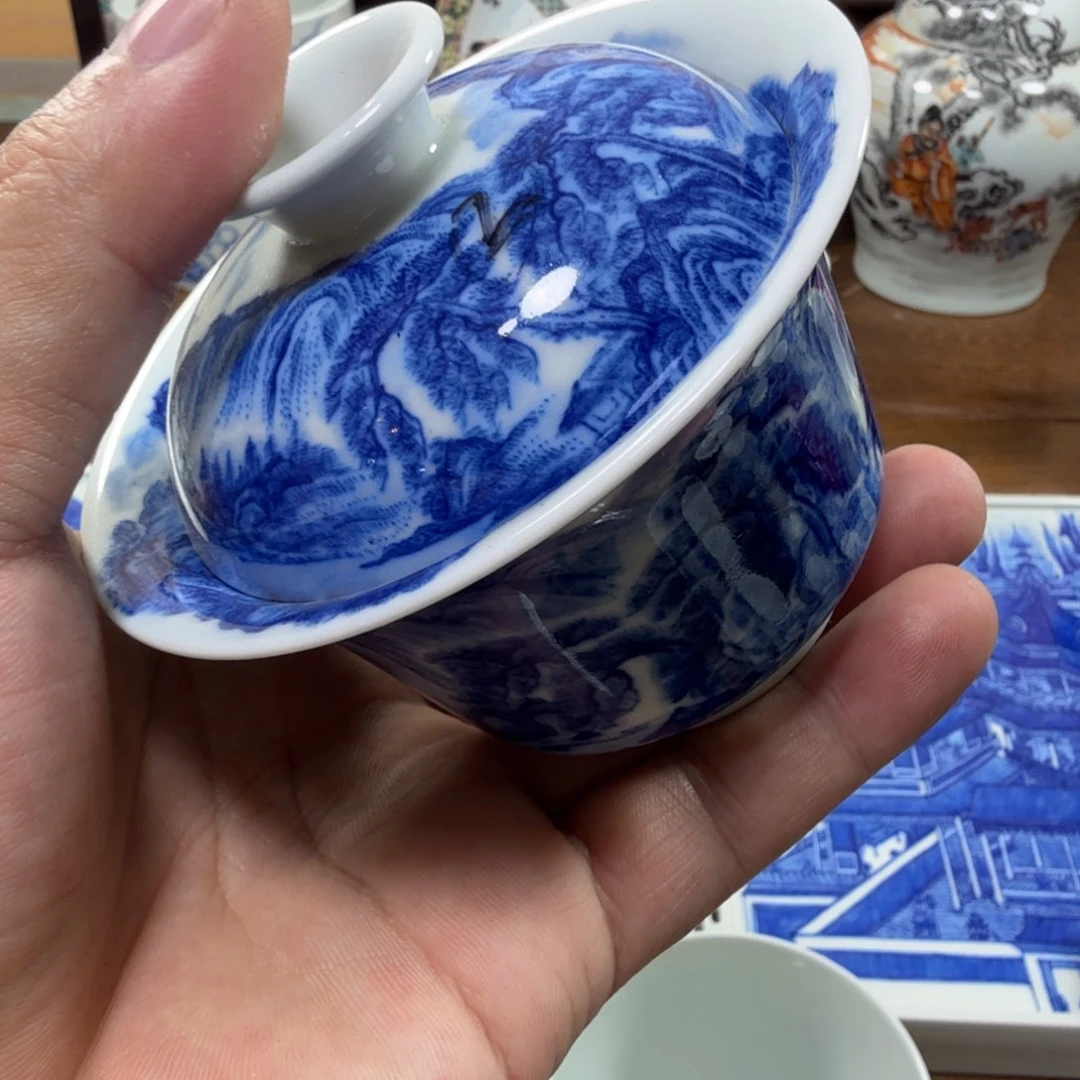 三***學全手工全手绘陶瓷