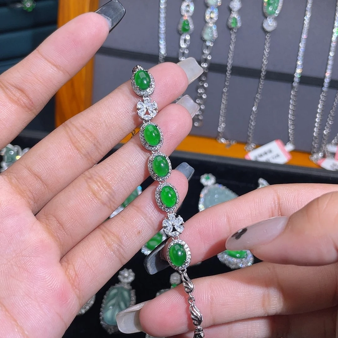 未镶嵌手链翡翠手链