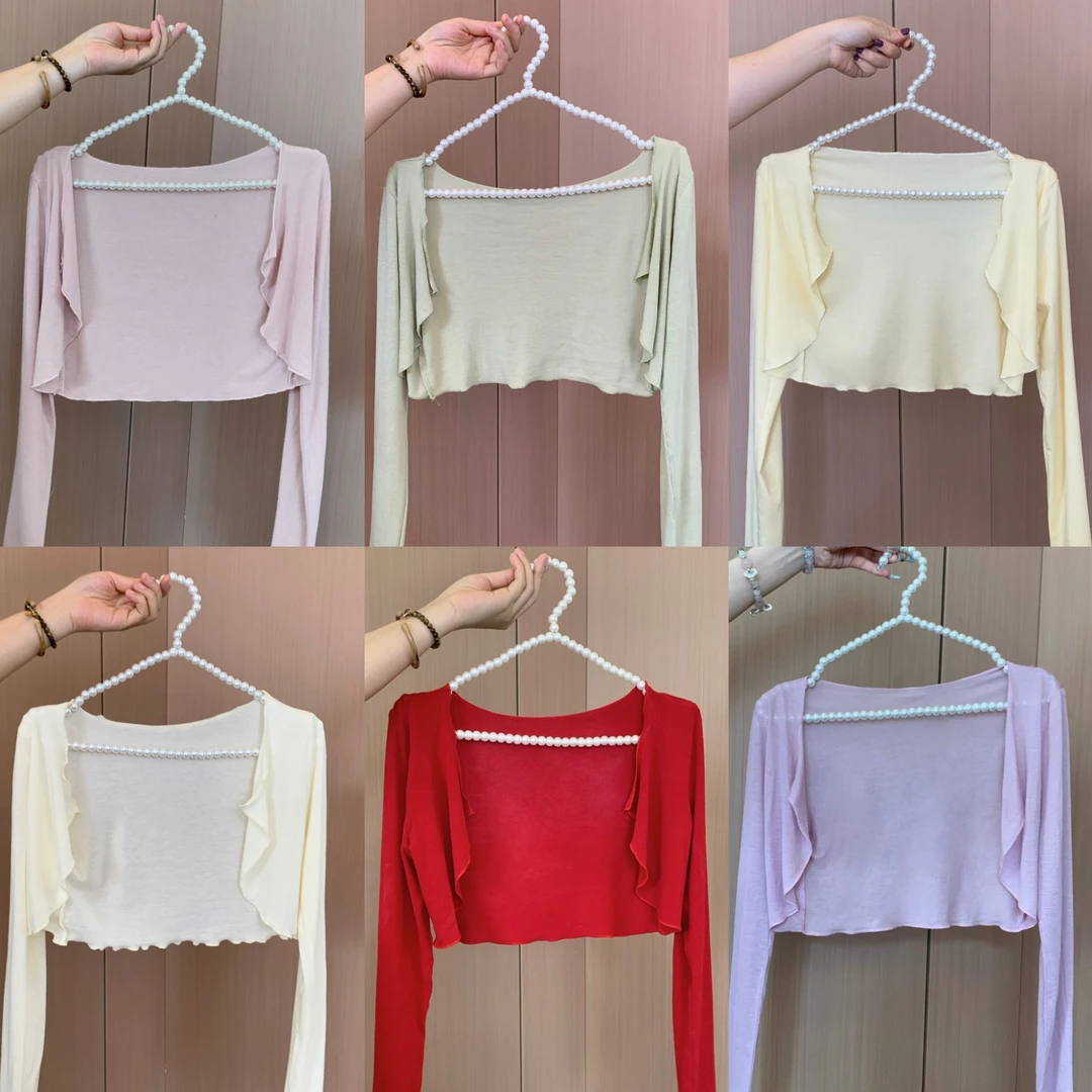 天鹅er【多色开衫合集】性感少女法式薄款甜美女士外套E24N2680