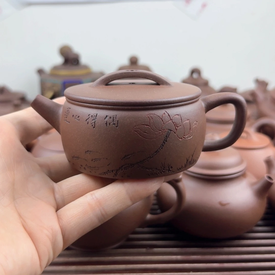 茶壶紫砂汉瓦150cc台西嫩底槽清