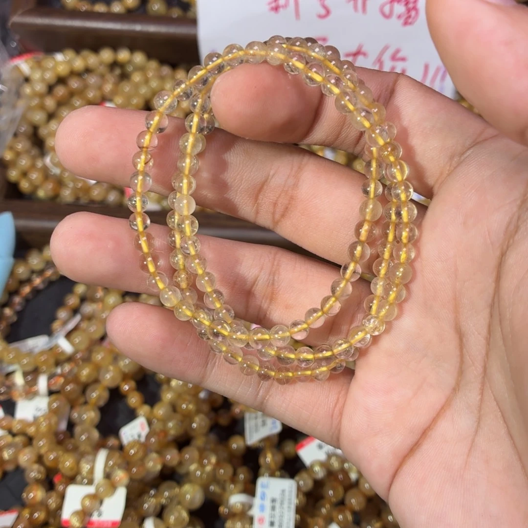 发晶未镶嵌手链卡4.7