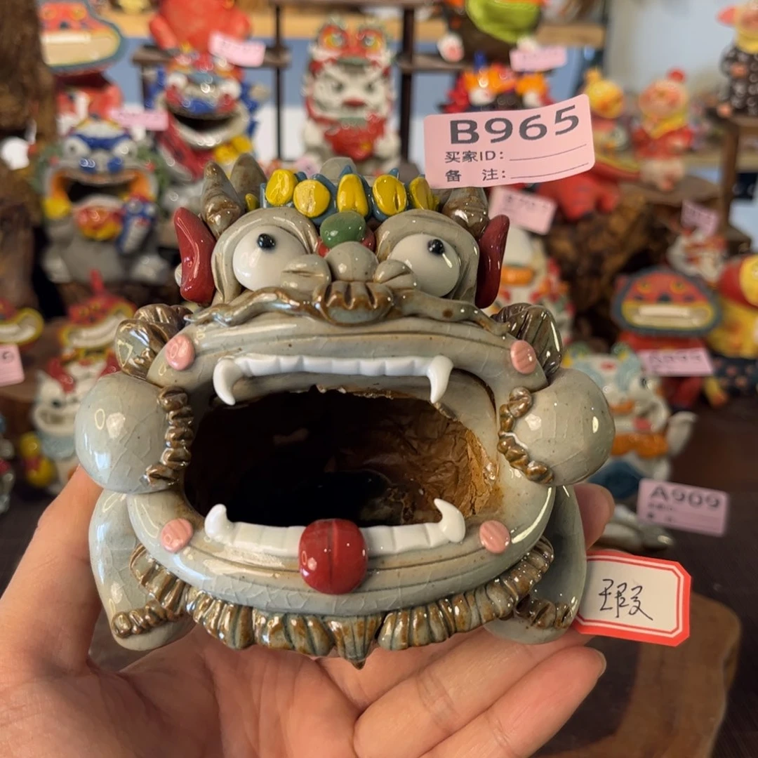 泥塑纯手工茶宠摆件