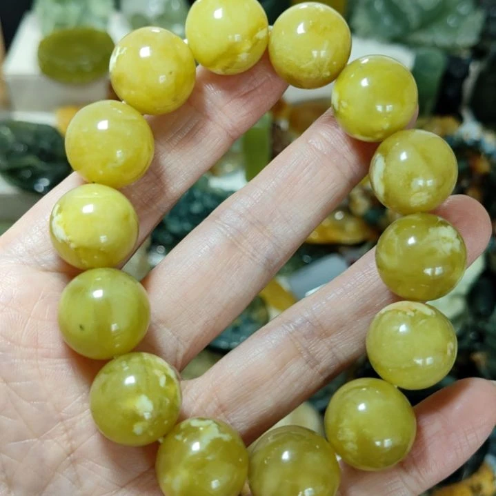 未镶嵌岫玉手串手串