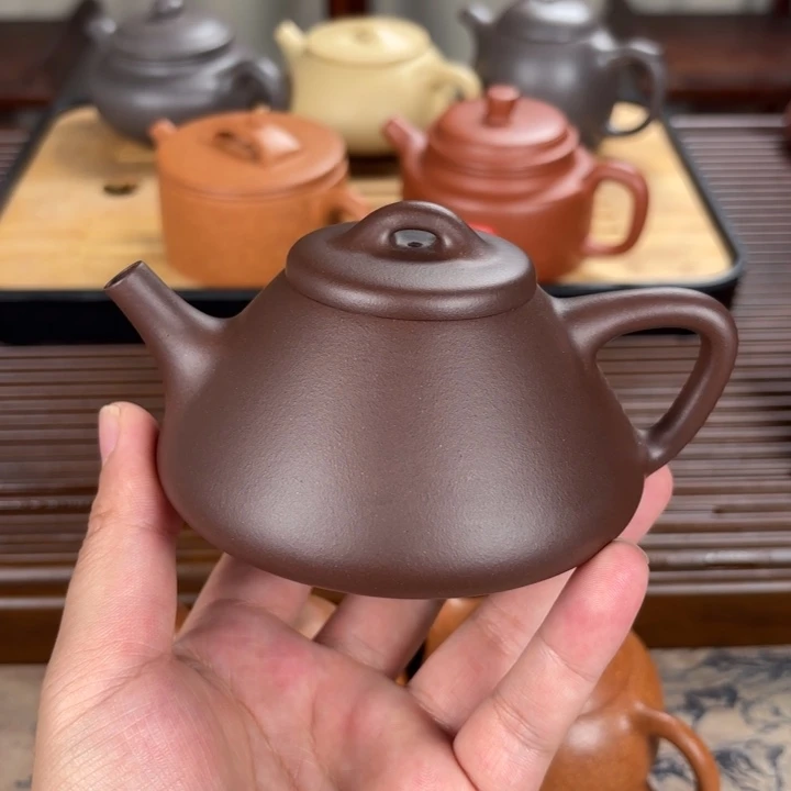 茶壶紫砂200cc紫泥子冶