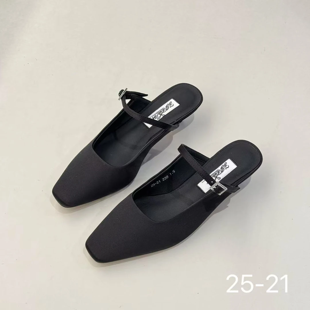 XIAOJIAOYA618【尖头半托】“高级感气质款百搭尖头半托”25-21