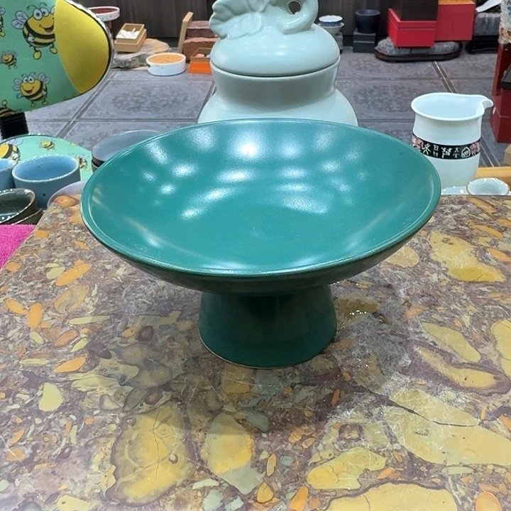 高足盘一个瓷。。。品茗