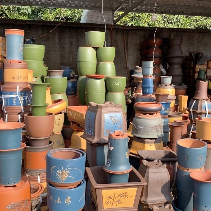 紫砂花盆紫砂花盆盆栽花卉种植