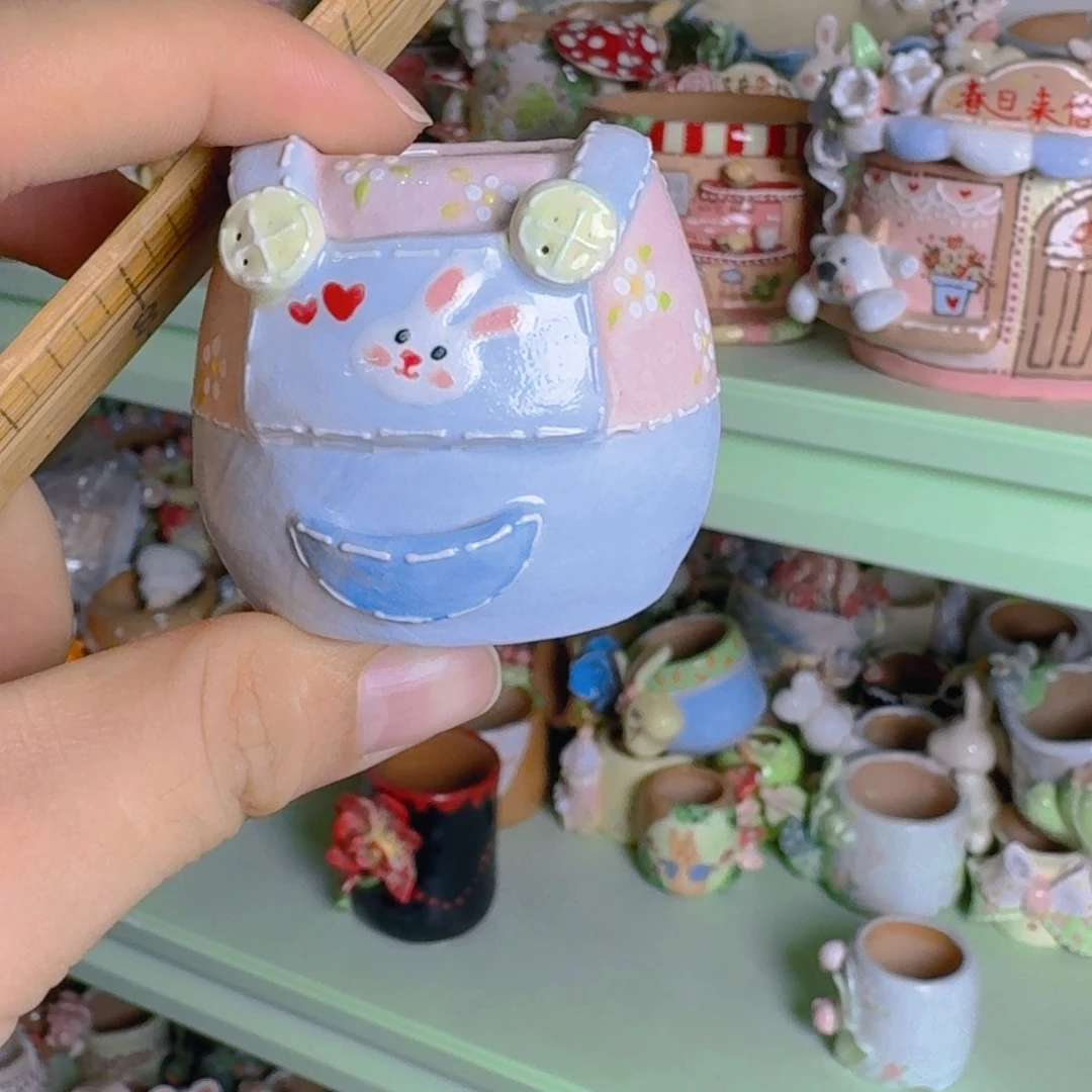 老梧家的手工多肉花盆