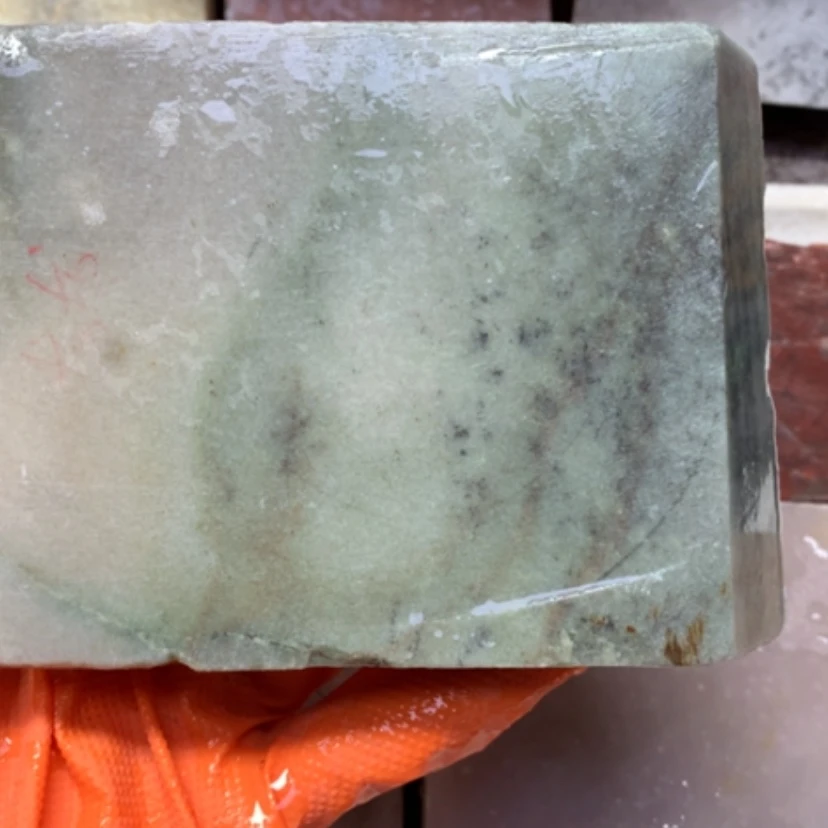 【闪购商品】未镶嵌手镯石英岩玉老豆绿草花