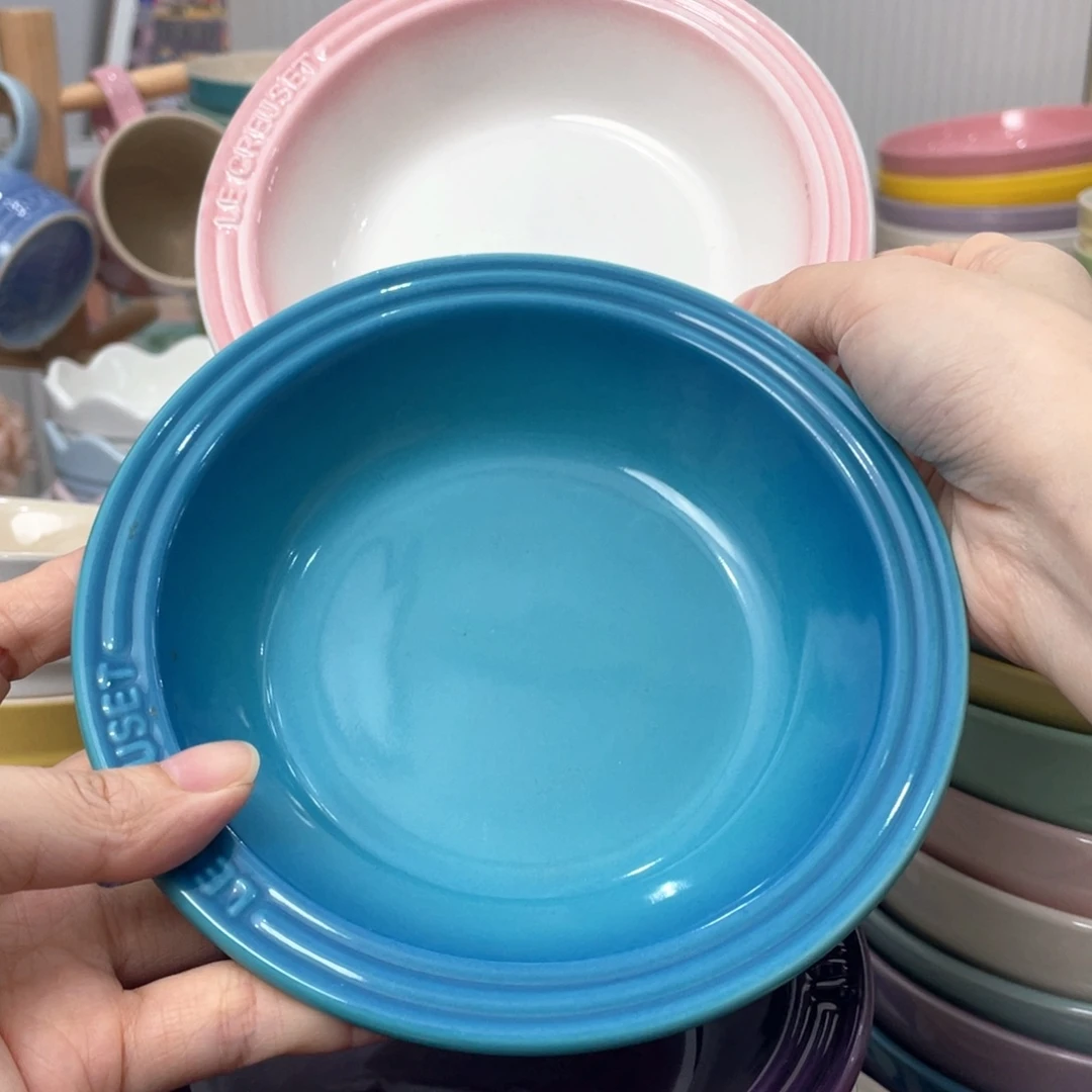 瓷片微瑕2个6英寸接骨碟