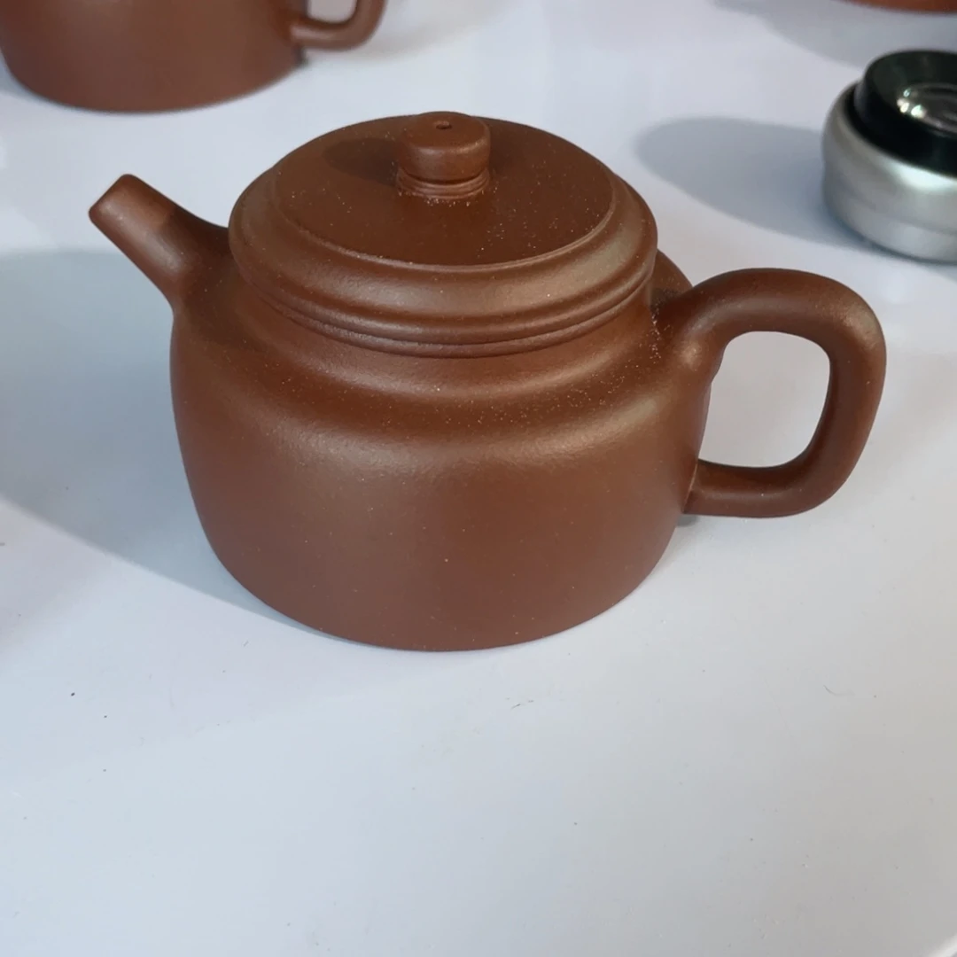 紫砂茶壶紫泥德钟