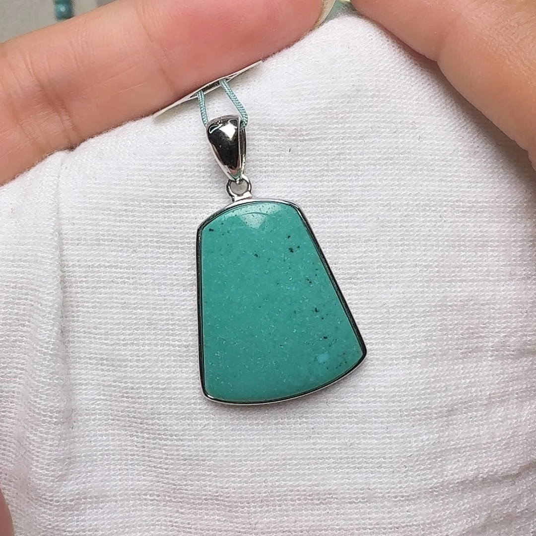 绿松石银S925镶嵌珠宝奇石