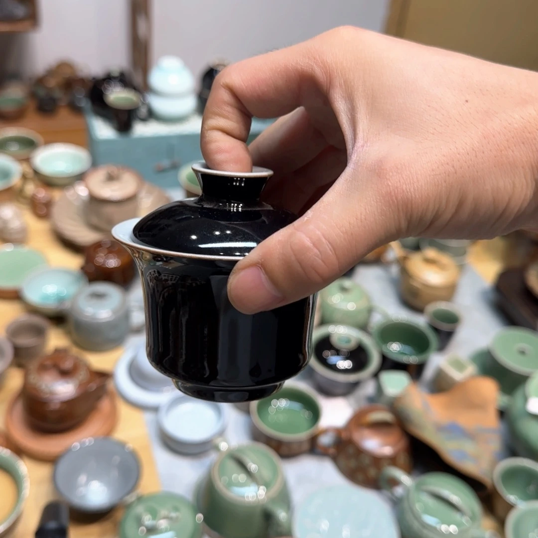 小金茶具青瓷茶器