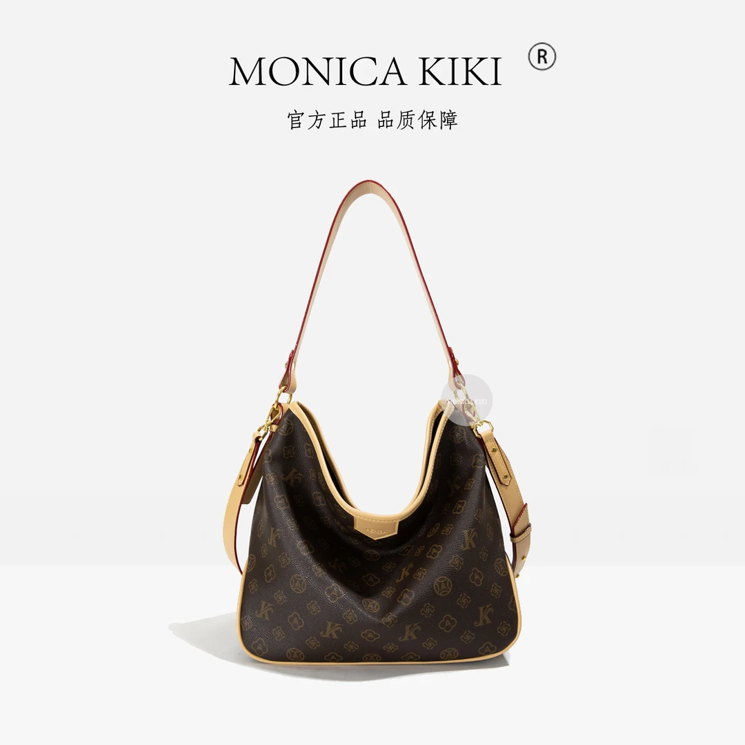 MONICA KIKI/莫妮卡奇奇轻奢风大容量旅行托特包单肩斜跨手提包包