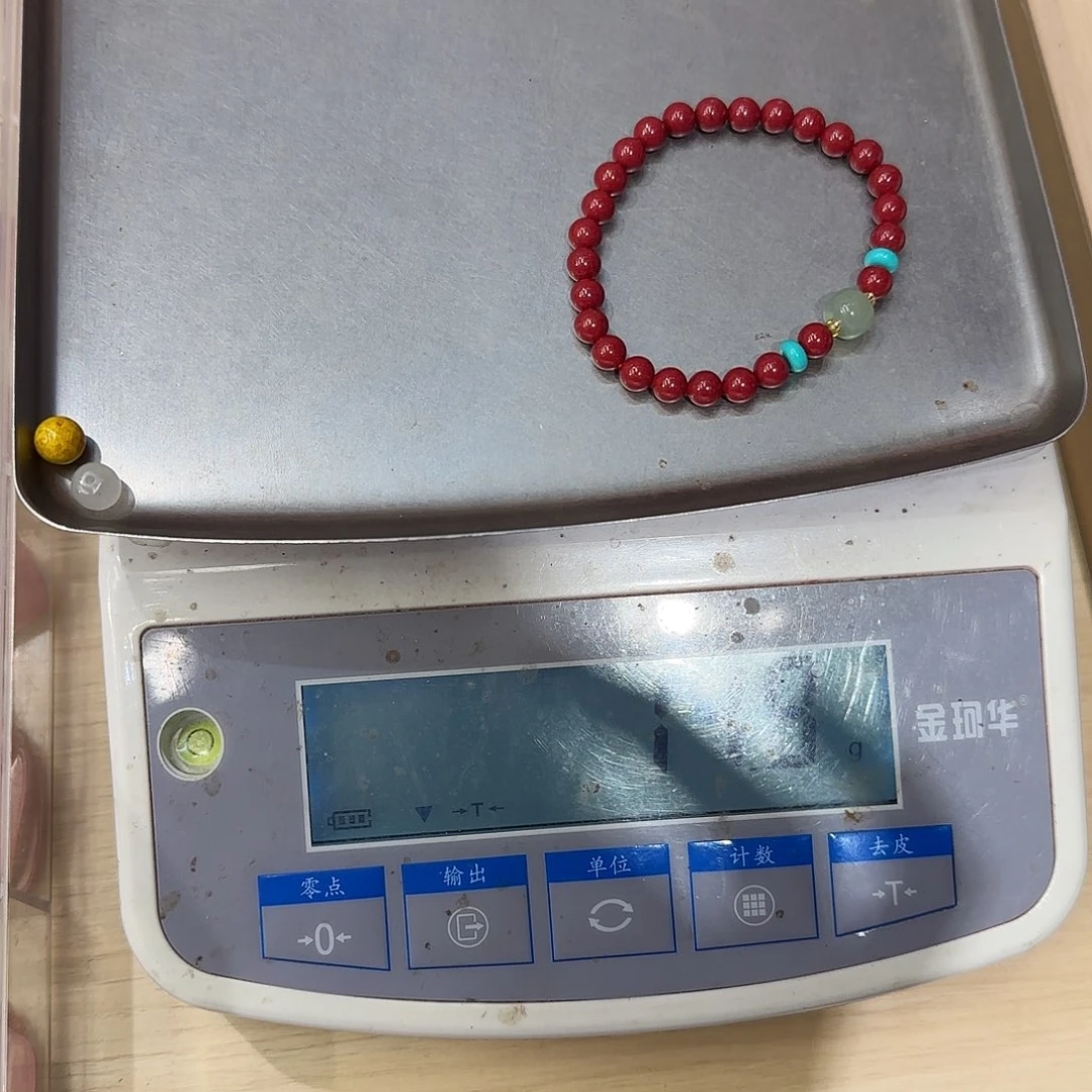 晶****天然辰砂朱砂手串卡6
