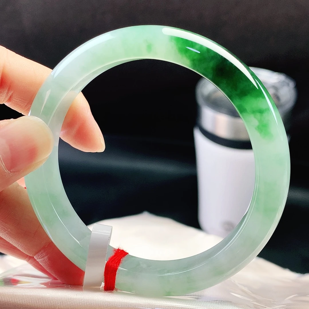 未镶嵌手镯翡翠57圈