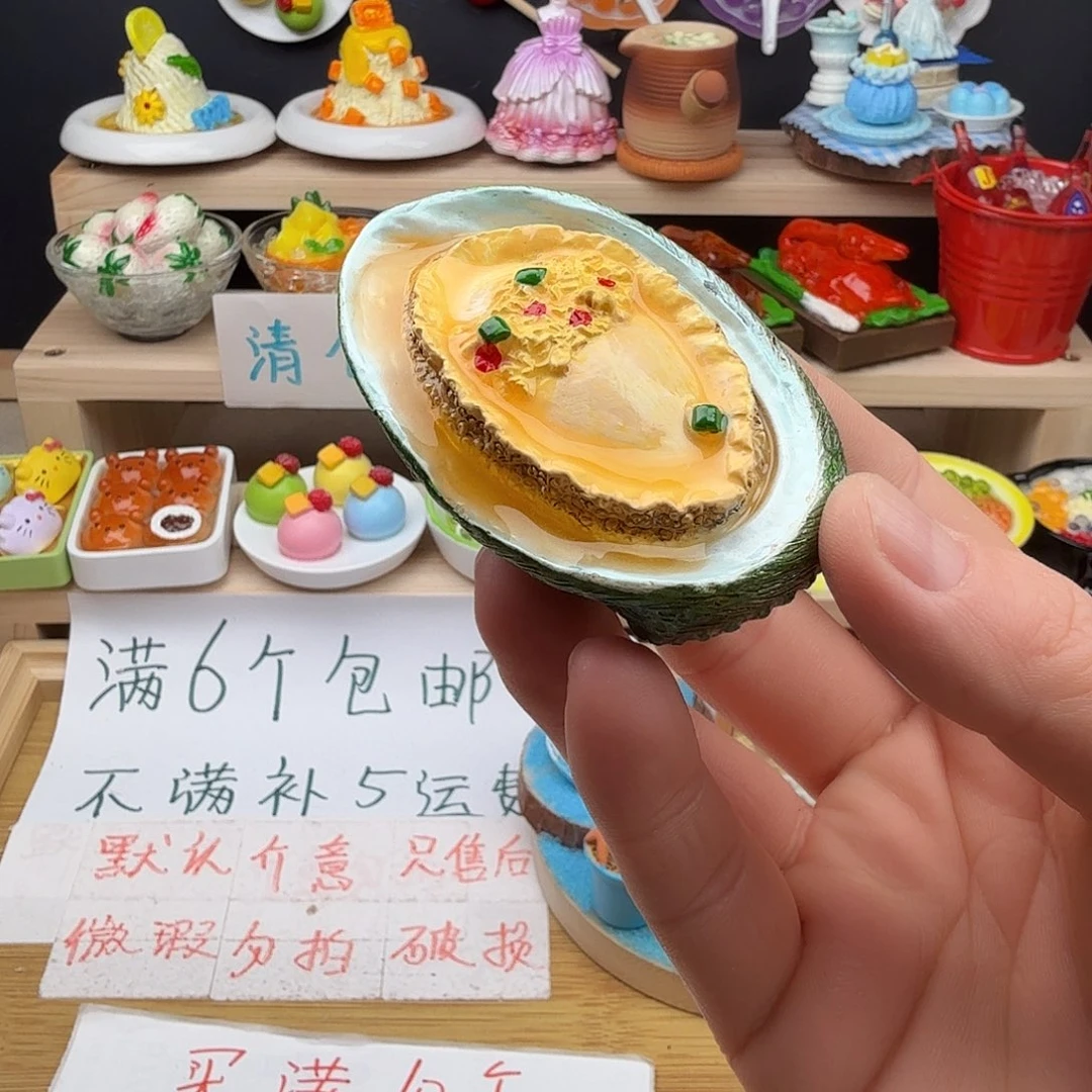 树脂食玩冰箱贴凭开箱视频售后