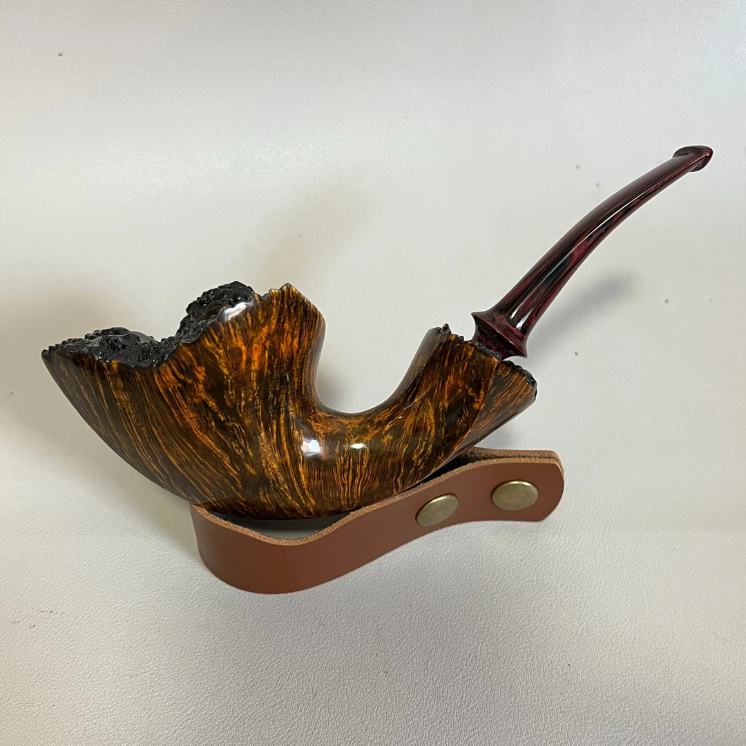 双瘤皮大号贝贝弯/手工石楠木坎伯兰斗嘴