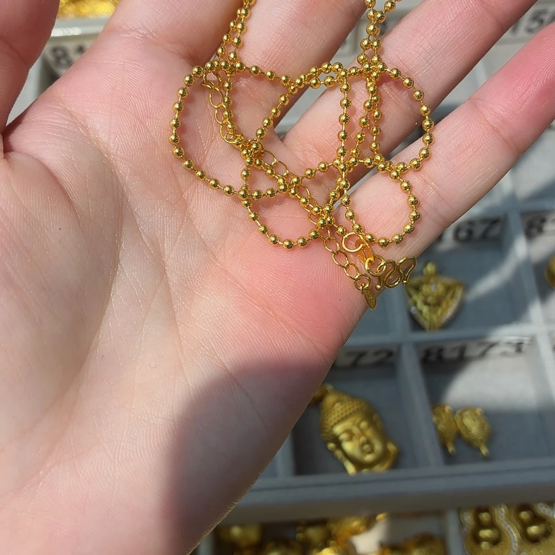 铜合金8162强保色发 1 个壹笔壹项链