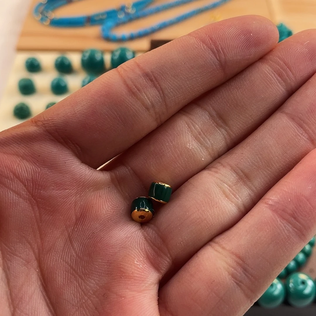 我***瓜绿松石未镶嵌挂件