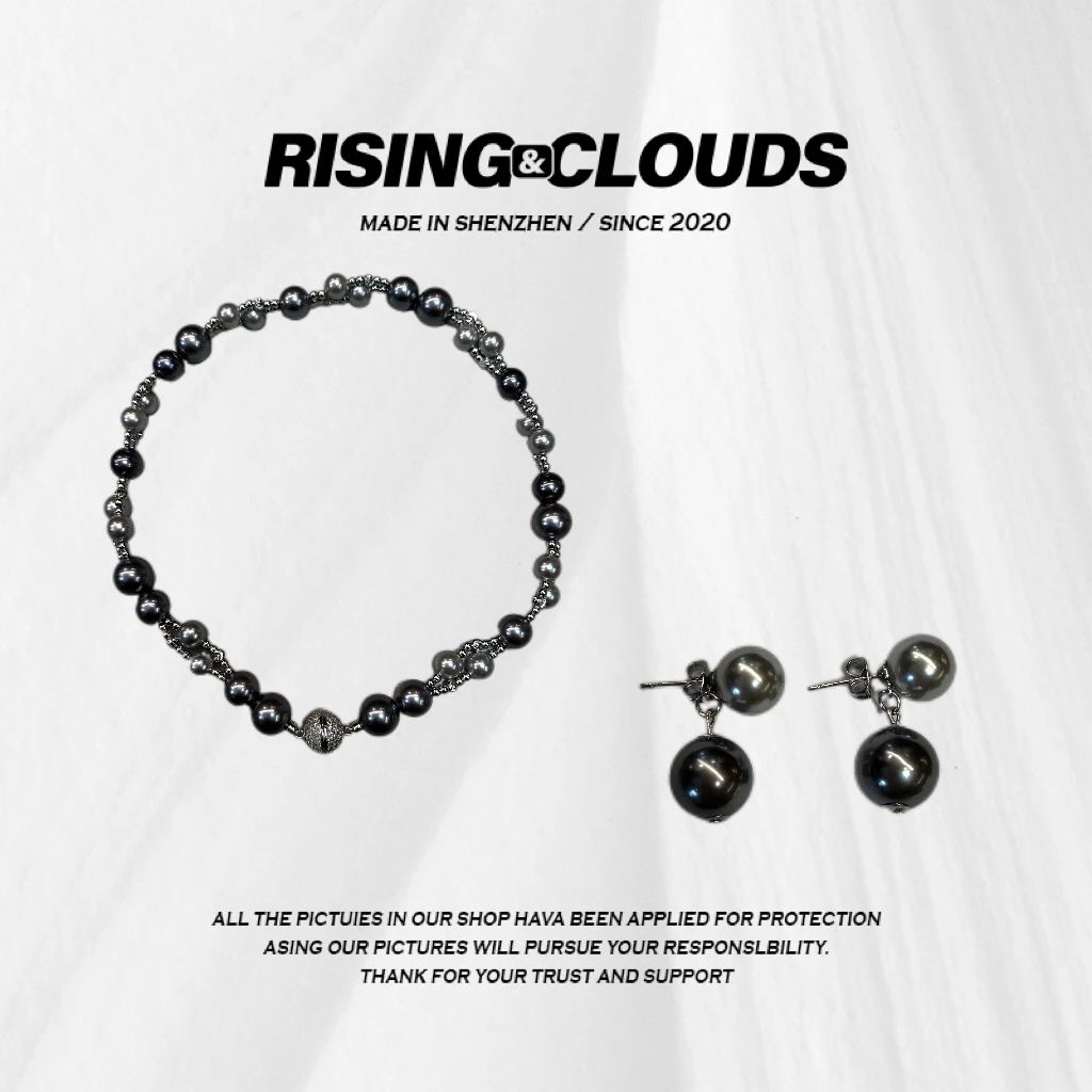 锌合金硅胶项链 【莎莎】星河璀璨短项链010091