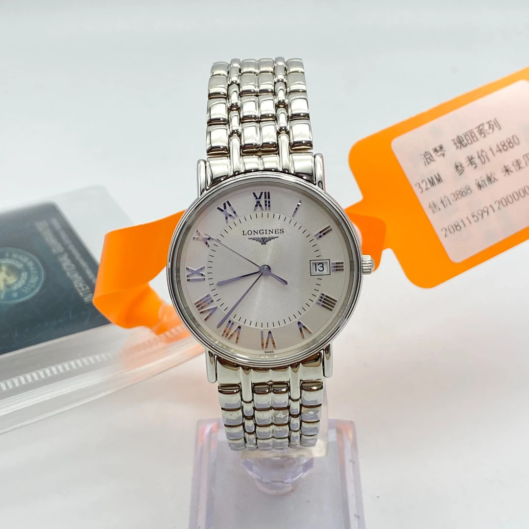 95新 Longines/浪琴 瑰丽系列、32MM、石英