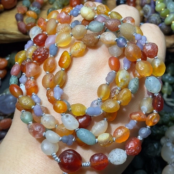 玛瑙/玉髓未镶嵌手链