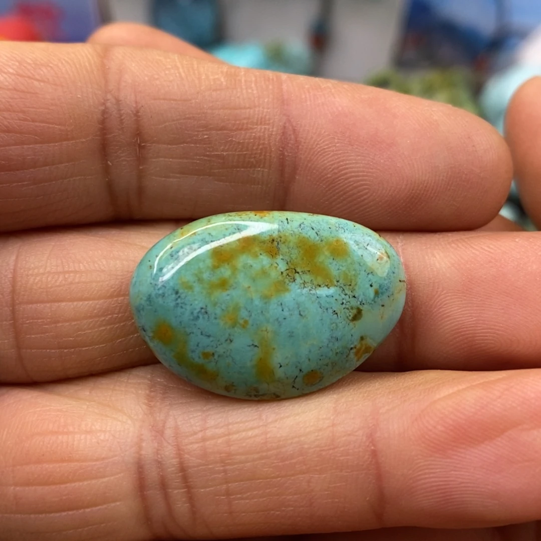 绿松石未镶嵌珠宝半成品