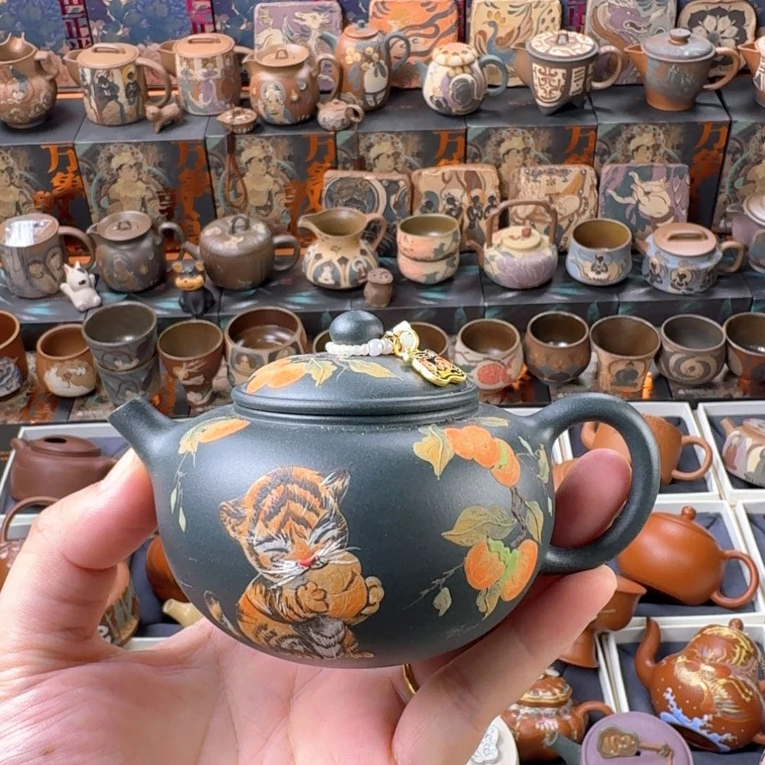 茶壶紫砂160cc原矿精工半手