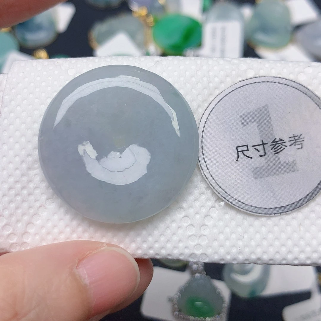 颈饰未镶嵌翡翠天然缅甸A货翡翠