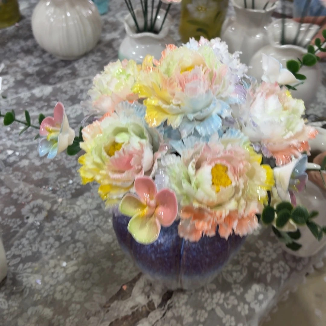 不带瓶3029 陶瓷花拍满20元发货，退款拉黑